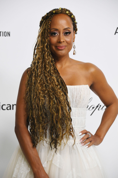 Essence Atkins in blonde boho braids