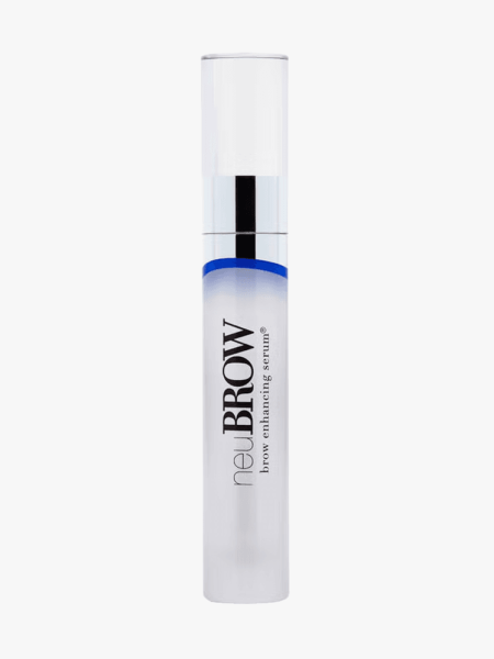 NeuLash NeuBrow Brow Enhancing Serum in branded component on a light gray background