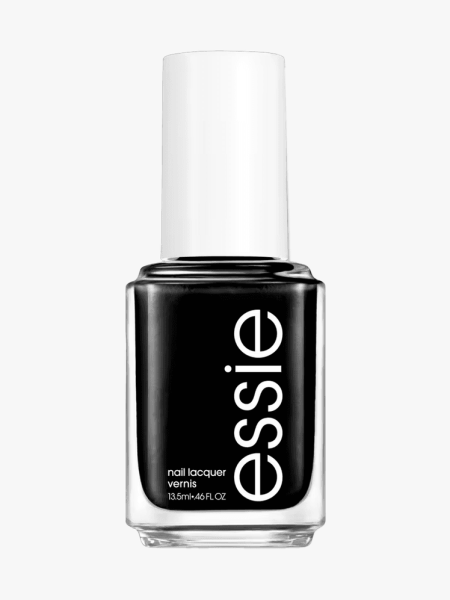 Essie Licorice in branded component on a light gray backgorund